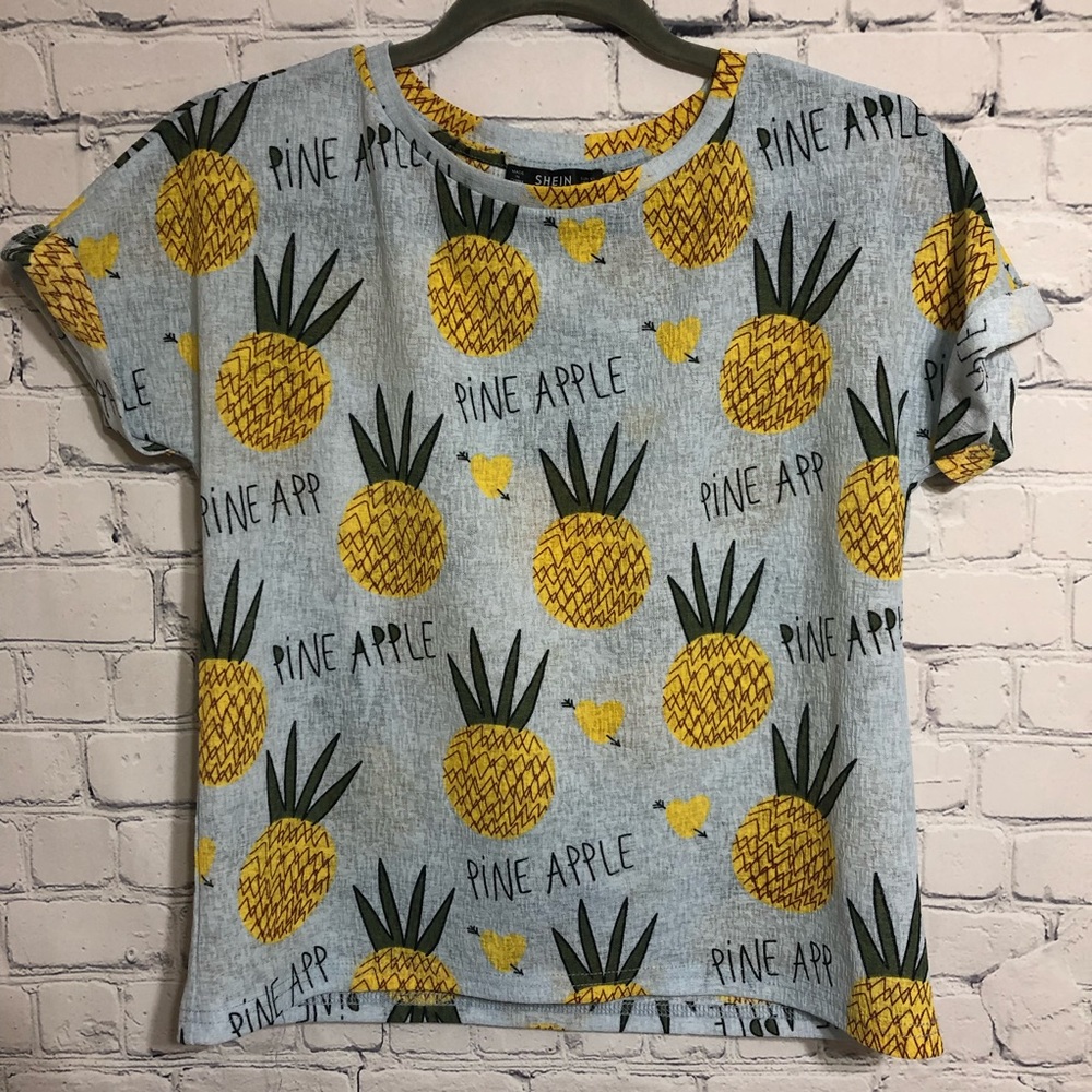 Bundle!! 3 fun  shirts Shein Rue 21 Love j - Picture 8 of 8